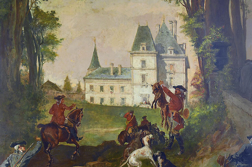 Tableau appartenant au Château de Bligny - Champagne de Bligny