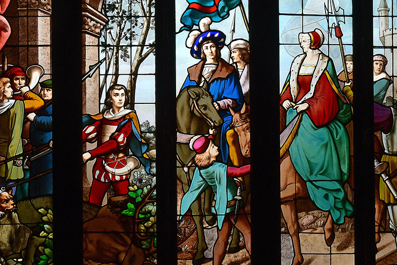 stained glass picture de Bligny